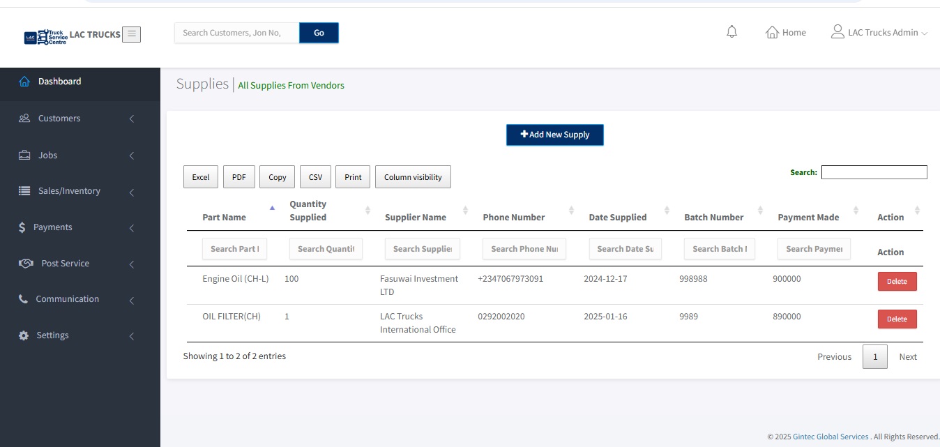 Inventory & Invoicing